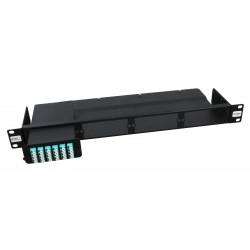 1u 4 Slot Unloaded Modular MTP Cassette Patch Panel