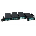 1u 4 Slot Unloaded Modular MTP Cassette Patch Panel