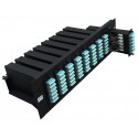 3u 10 Slot Unloaded Modular MTP Cassette Patch Panel