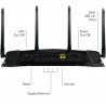 Netgear XR500 wireless router Dual-band (2.4 GHz / 5 GHz) Gigabit Ethernet Black