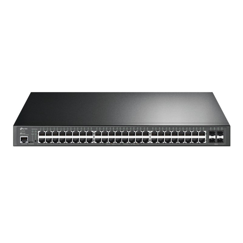 TP-LINK JetStream 52-Port Gigabit L2+ Managed Switch with 48-Port PoE+ TP-LINK JetStream 52-Port Gigabit L2+ Managed Switch with 48-Port PoE+