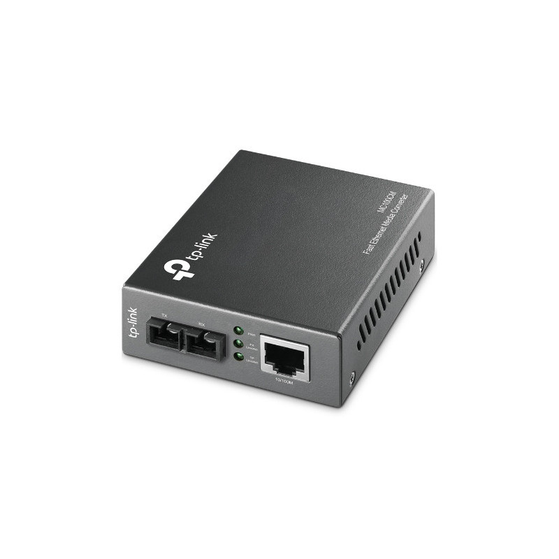 P-Link MC100CM network media converter 100 Mbit/s 1310 nm Multi-mode Black