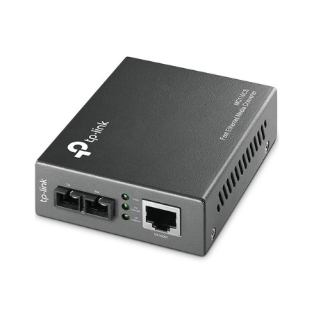 P-Link MC110CS network media converter 100 Mbit/s 1310 nm Single-mode Black