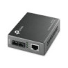 P-Link MC110CS network media converter 100 Mbit/s 1310 nm Single-mode Black
