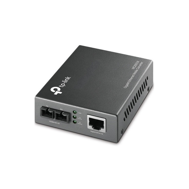 P-Link MC200CM network media converter 1000 Mbit/s 850 nm Multi-mode Black P-Link MC200CM network media converter 1000 Mbit/s 850 nm Multi-mode Black