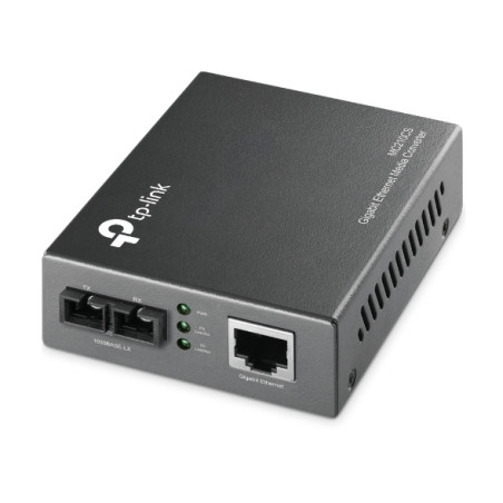 P-Link MC210CS network media converter 1000 Mbit/s 1310 nm Single-mode Black
