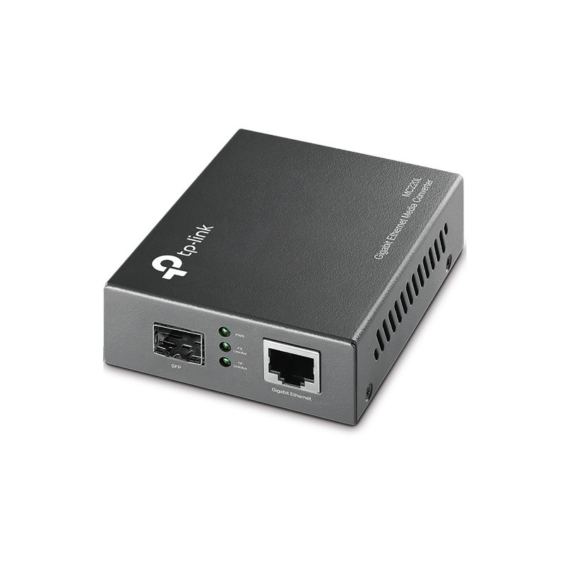 P-Link MC220L network media converter 1000 Mbit/s Multi-mode, Single-mode Black P-Link MC220L network media converter 1000 Mbit/s Multi-mode, Single-mode Black