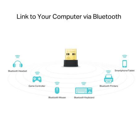P-Link AC600 Nano Wi-Fi Bluetooth 4.2 USB Adapter