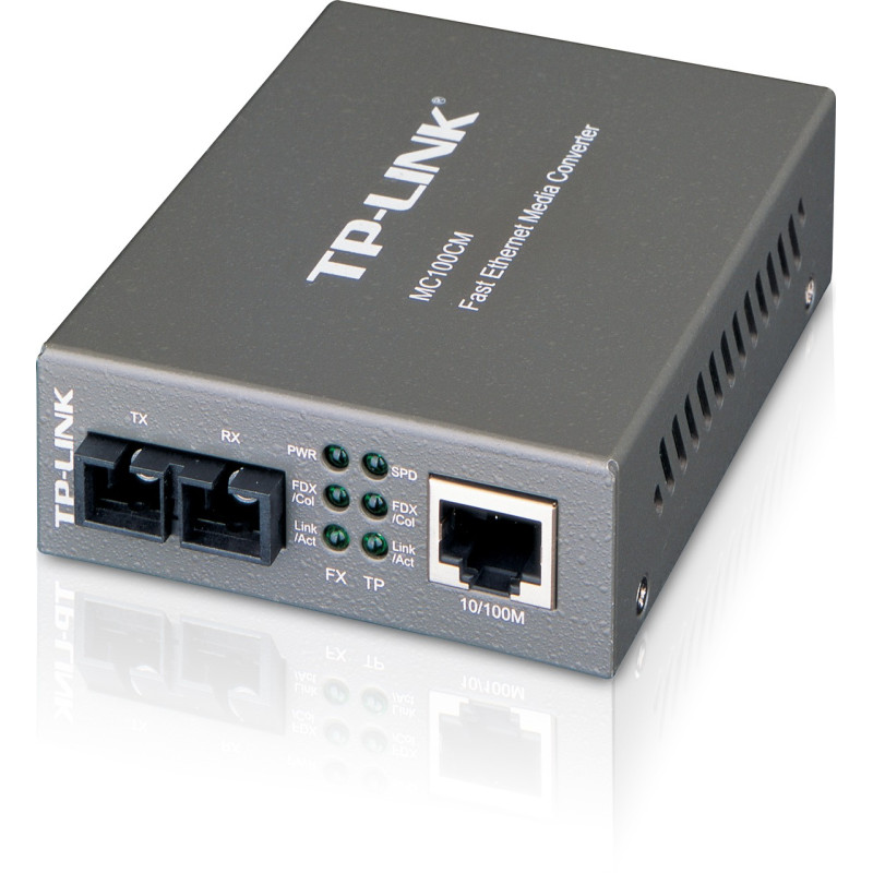 TP-LINK MC100CM 10/100Mbps Multimode Media Converter TP-LINK MC100CM 10/100Mbps Multimode Media Converter